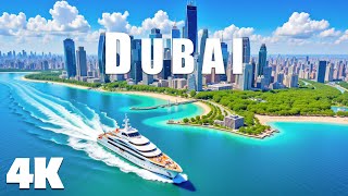 [4K] Dubai City of Dreams 🌴 Cinematic Skyline & Desert Oasis Aerial