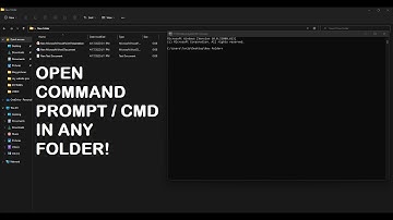 How to open command prompt / CMD in a folder | Easiest Way (2022)