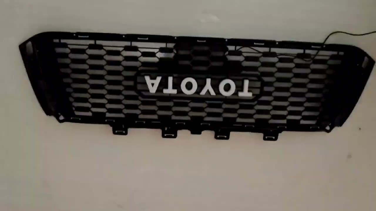 2010-2013 Toyota Tundra TRD PRO Black Honeycomb Front Bumper Grill Gri