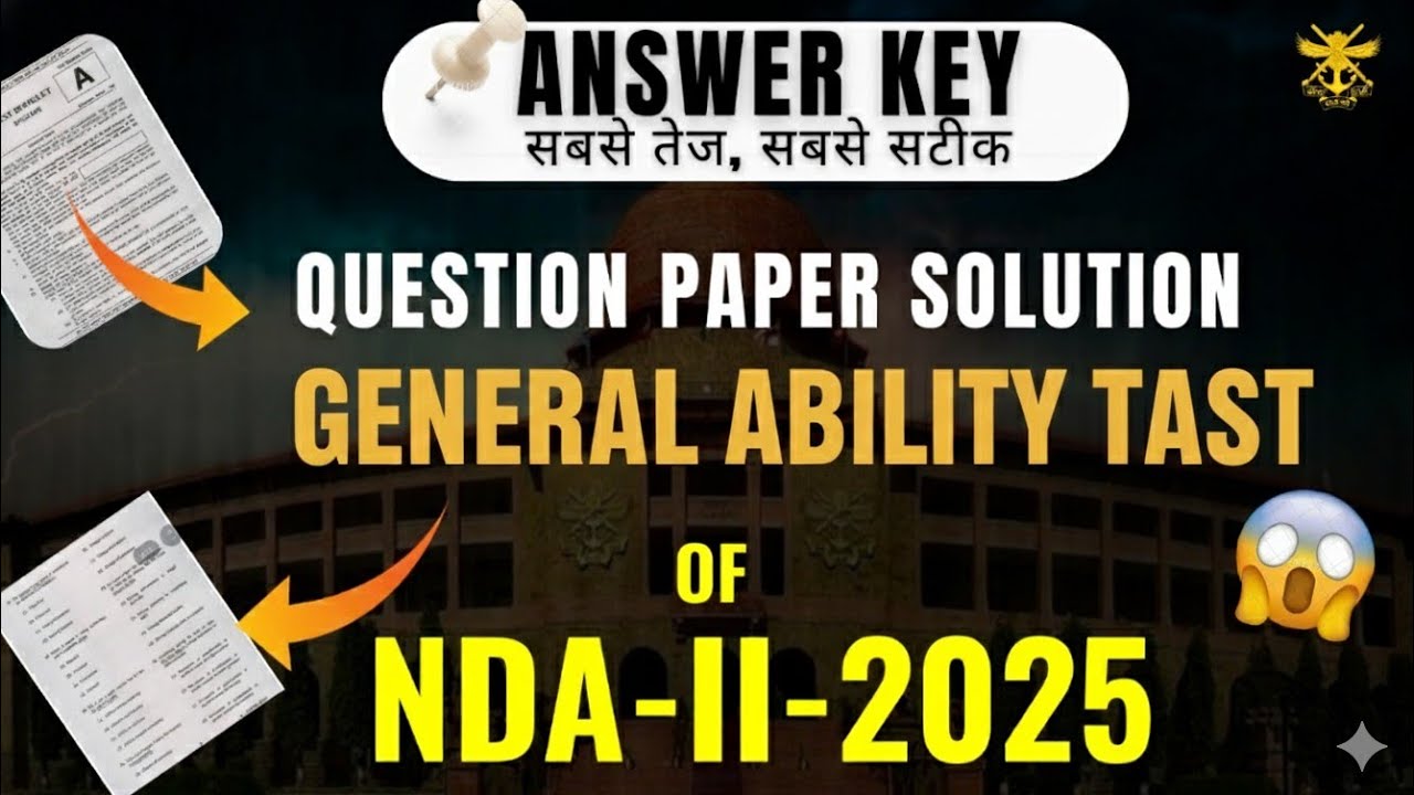 NDA 2 2025 Exam Analysis | GAT Paper Discussion | UPSC NDA Exam | NDA 2 2025 | SNY CLASS 