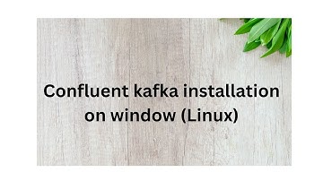 Confluent Kafka on local window  | confluent local services start | confluent command not found