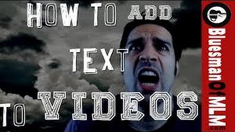 How to add text with uploaded youtube video easy and fast