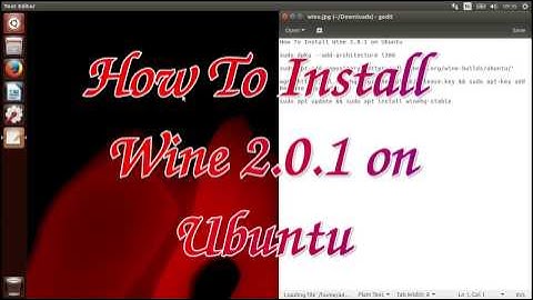 How To Install Wine 2.0.1 on Ubuntu