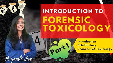 Forensic Toxicology Introduction, Branches & History | UGC-NET, B.Sc, M.Sc, CUET | Priyanshi Jain
