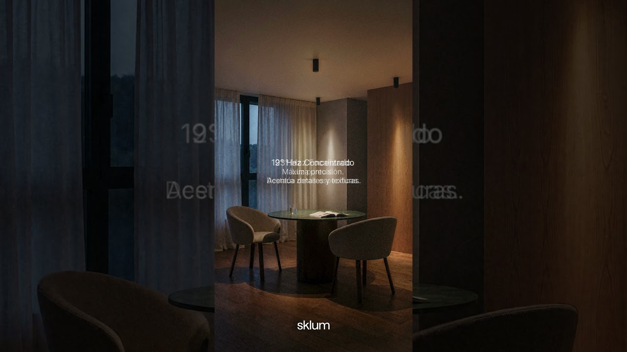 FOCOS EMPOTRABLES: Ángulo de apertura | Invisible Ligth de Sklum | #shorts