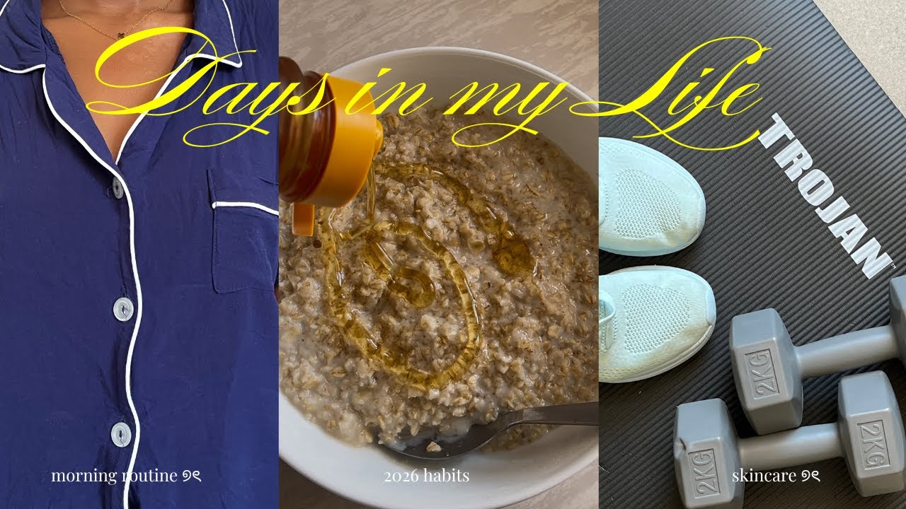Days in my Life💌| my slow morning routine, school prep, friends, skincare, 2026 goals! 