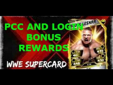 wwe supercard login bonus