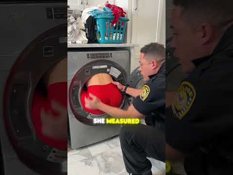 This Girl Got Stuck In A Washer! 🧺😬