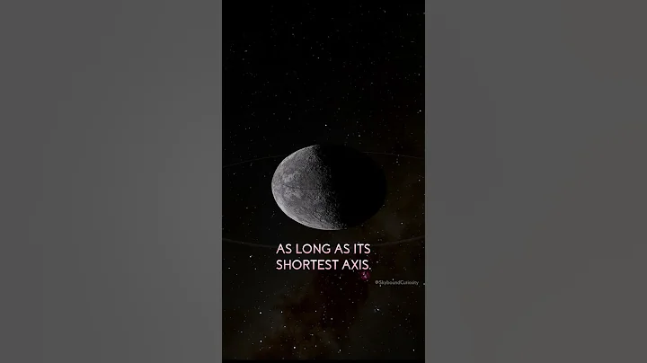 Haumea: A Fascinating Elongated Dwarf Planet with Rings