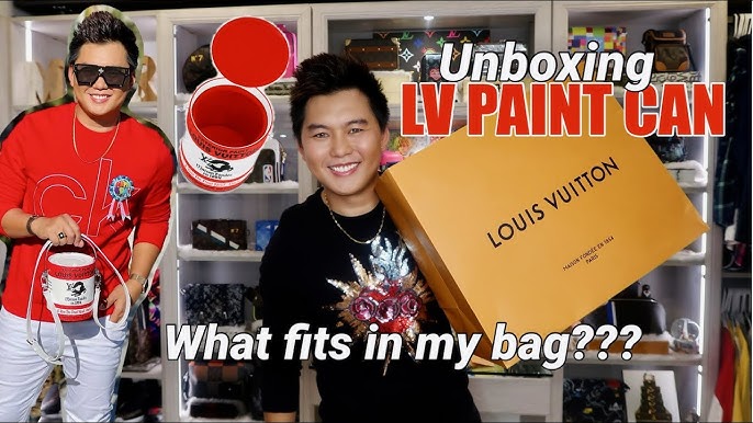 Unboxing Louis Vuitton RED PAINT CAN 