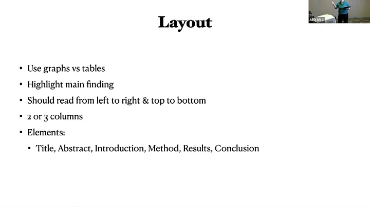 Sharon Schaaf - Creating an effective Poster Prese...