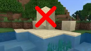 Minecraft but I can't touch sand