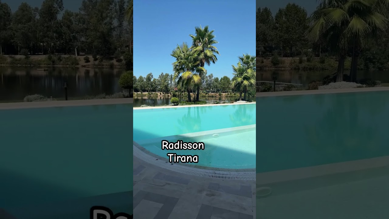 Radisson collection morina hotel pool - Tirana Albania 