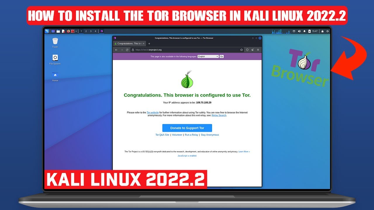 kali linux install tor browser mega