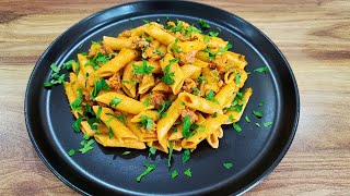 My family's favorite pasta recipe ! Pasta with minced beef ! Incredibly delicious !