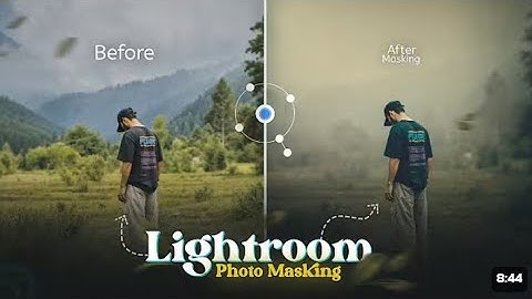 How to Make CINEMATIC PHOTO MASKING in Lightroom | Full Tutorial