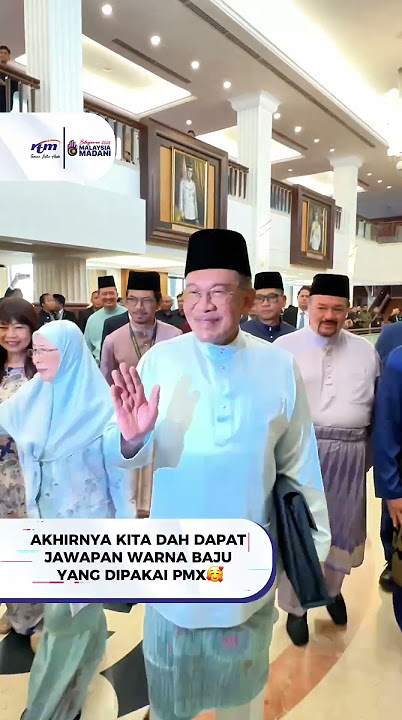 Kan betul tekaan min sebelum ini, tak sia-sia min teka warna baju yang dipakai PMX ini