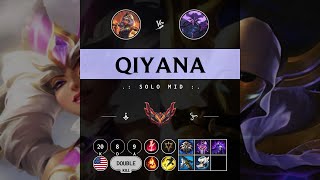 Qiyana Mid vs Kassadin - NA Grandmaster Patch 14.9