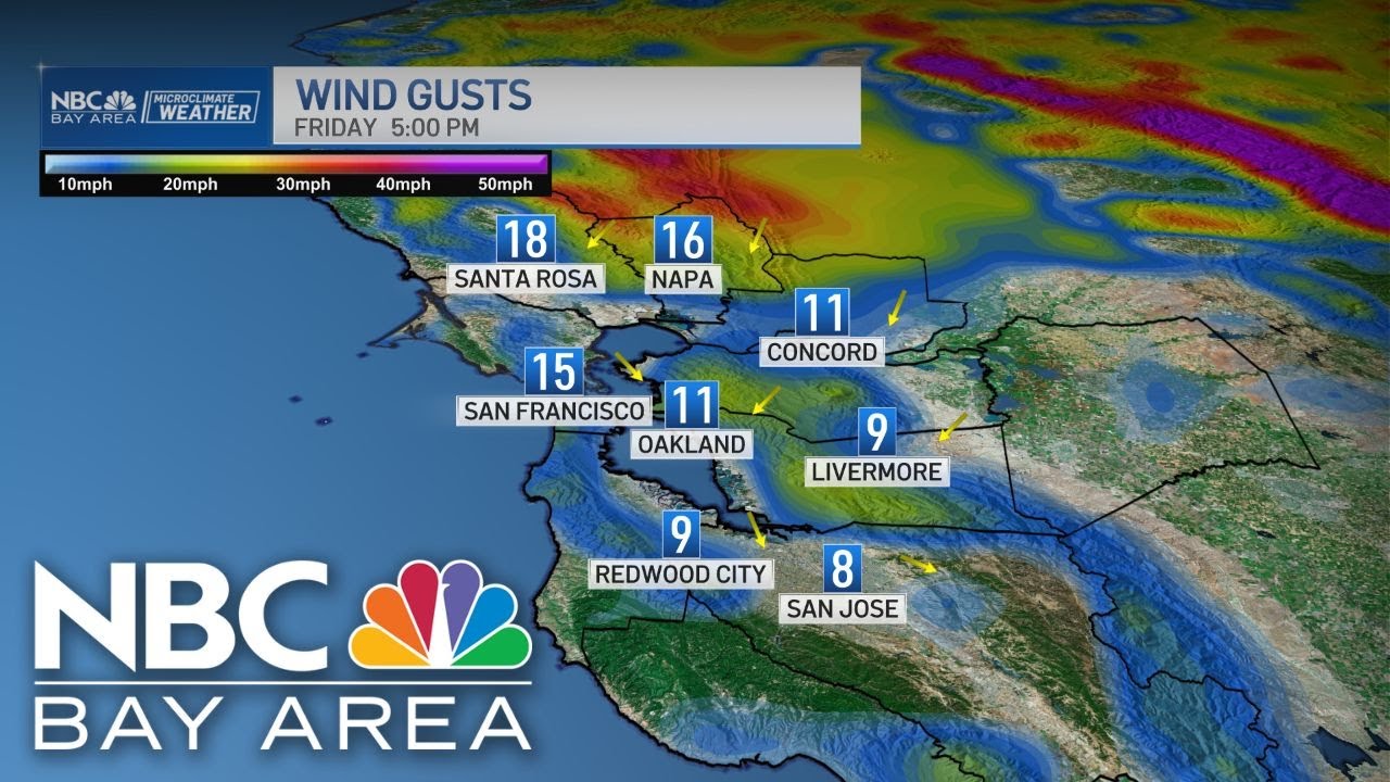 Bay Area forecast: When wind drops and your weekend weather - YouTube