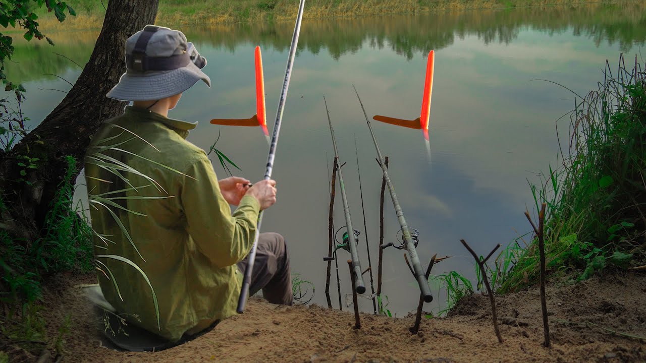 Рыбачу на озере ГИГАНТОВ ночью, они снова ПОДОШЛИ!