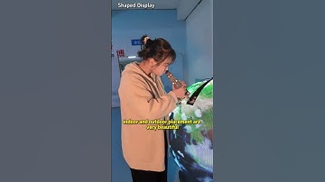 Spherical screen-360° panoramic display!#led#colorbo#factory#p2#ball#flexible#module#showroom#indoor