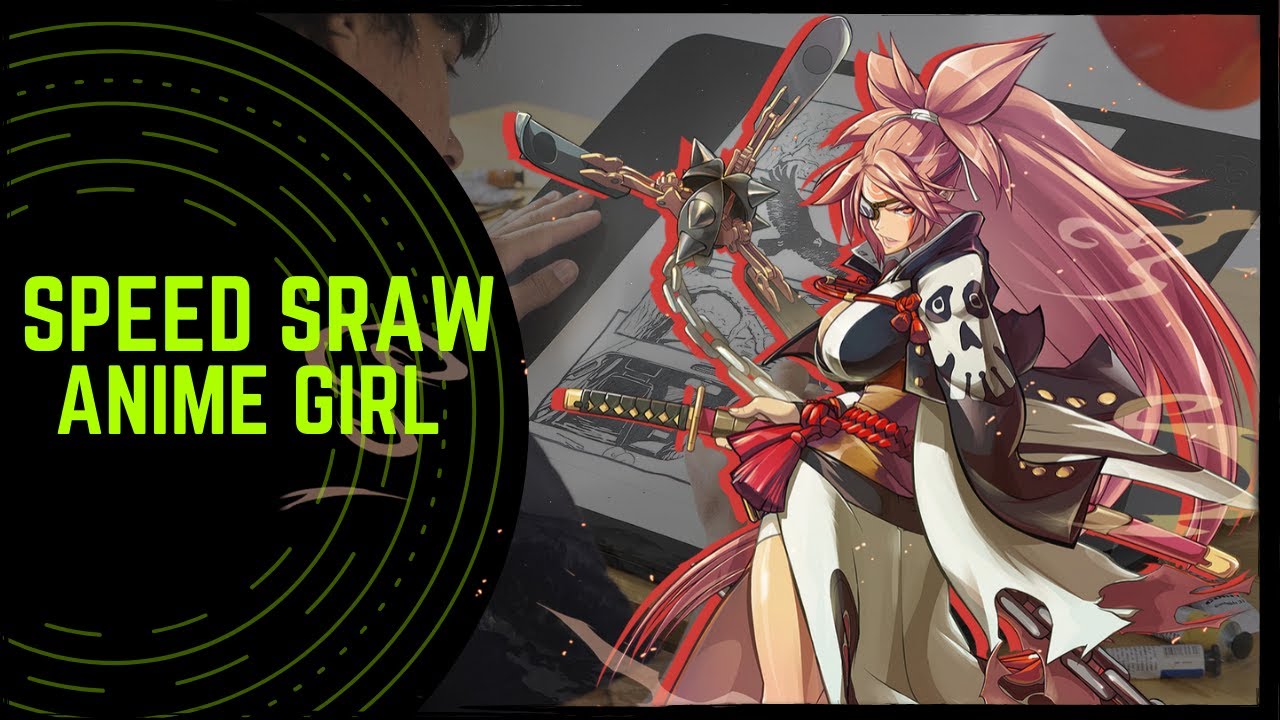SpeedDraw // SpeedPaint Anime Girl in Autodesk scketch book App - YouTube