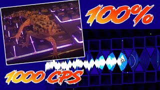 SILENT CIRCLES 100% WITH MY LIZARD | 1000 CPS | Impossible Level | Geometry Dash