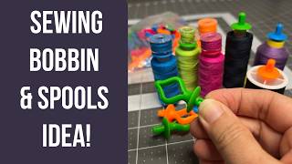 Sewing organization for bobbins and spools of thread