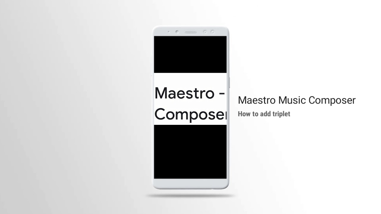 Maestro Music Composer How To Add Triplet YouTube