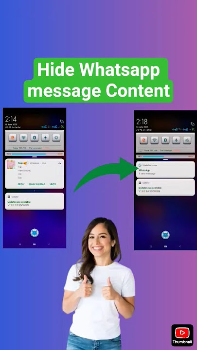 How to hide whatsapp message content!!#shorts #shortsfeed