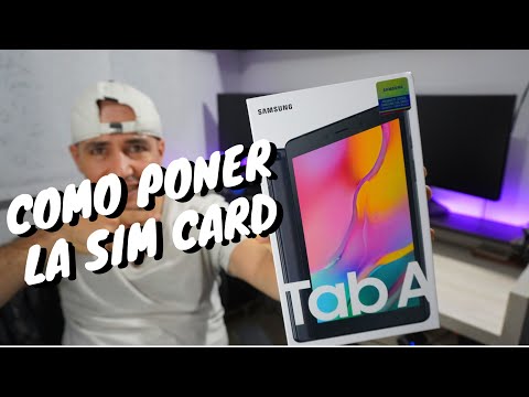 Video: ¿El Samsung Tab A tiene una ranura para tarjeta SIM?