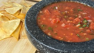 SALSA ESTILO RESTAURANTE | SALSA BOTANERA | SALSA PARA CHIPS | EASY RESTAURANT STYLE SALSA