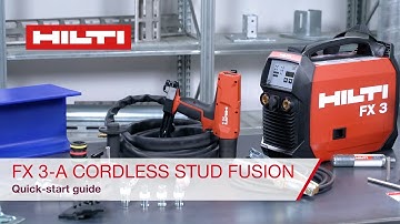 Hilti Cordless Stud Fusion - Quick Start Guide
