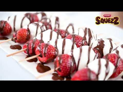 Munira Squezz - Strawberry & Marshmallow Stick Dessert