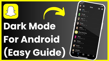 How To Get Dark Mode On Snapchat For Android ! [EASY STEPS]