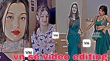 🖤 HDR BROWN CC EFFECT VIDEO EDITING IN VN APP HDR CC VIDEO EDITING 🖤