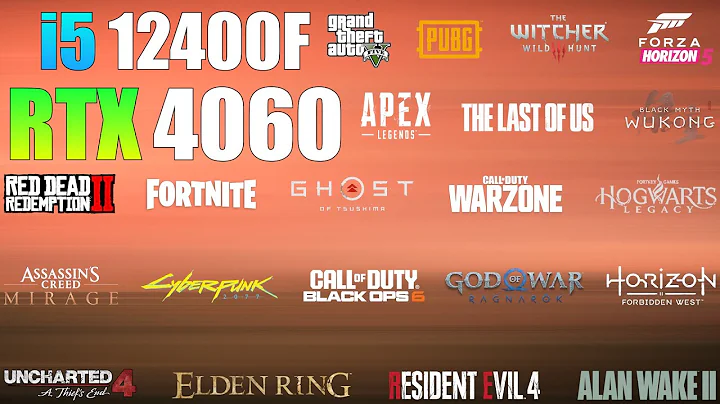 RTX 4060 + i5 12400F : Test in 30 Games in late 2024 - A Super Combination!