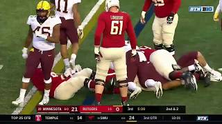 Gopher Football Defensive Highlights vs. Rutgers