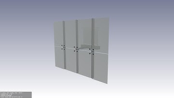 Animation vliesgevel aan galerijvloer fragment