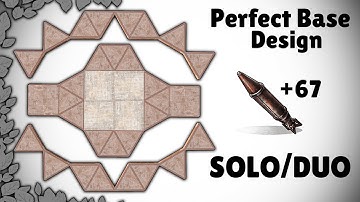 Rust -  Perfect Base 2x2 for Solo/Duo design | +67 rockets