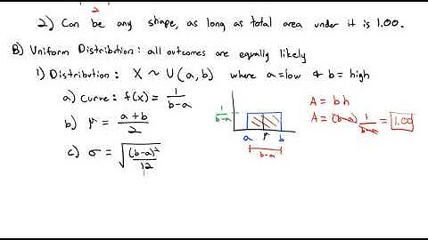 2.7 Continuous Probability Distributions and the Uniform Distribution
