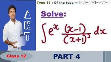 Integration Type 11 : Of the type ∫e^x  [f(x)+f