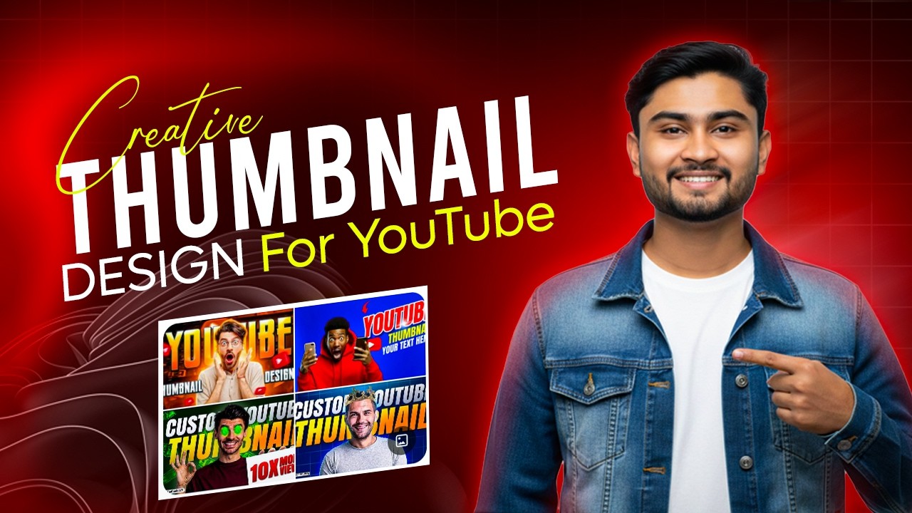 Amazing YouTube Thumbnail Design Tutorial | Easy & Professional Look ...