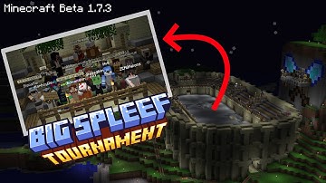 LARGEST Beta 1.7.3 Spleef Tournament Ever! - Modern Beta Server Spleef Event #1
