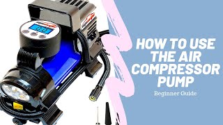 How To Use Air Compressor For Tires  How To Inflate A Flat Tire On Your Car (Tire Inflator)