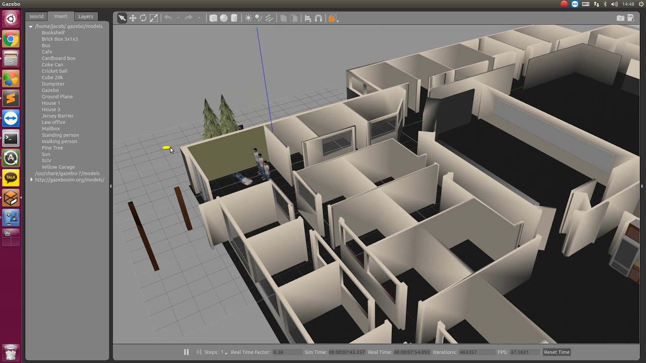 In gazebo, I generate world - YouTube