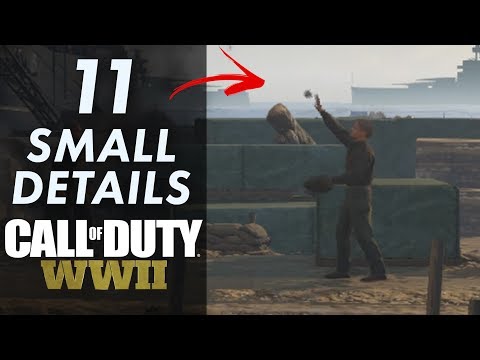11 SMALL Details in Call of Duty: WWII
