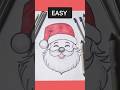 Easy Santa Claus Drawing for Christmas Drawing 🎄