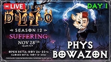 PD2 - S12 Start: Physical Bowazon (Also Super Sick, Forgive Me)