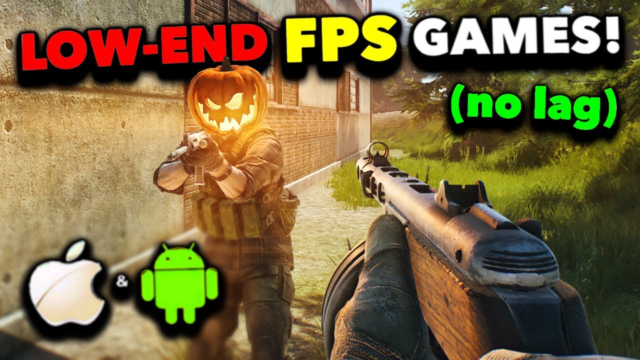 Top 10 BEST FPS Games Like Call of Duty for LOW-END iOS/Android 2022! High Graphics! Free Download